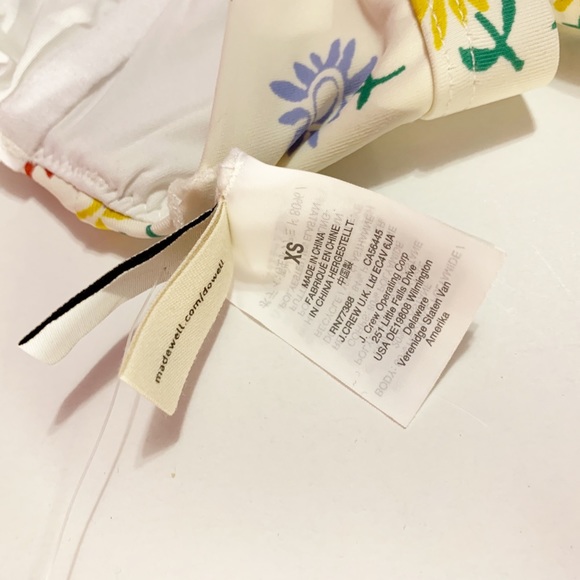 Madewell Second Wave Bikini Set Sunny Floral XS - Picture 5 of 9